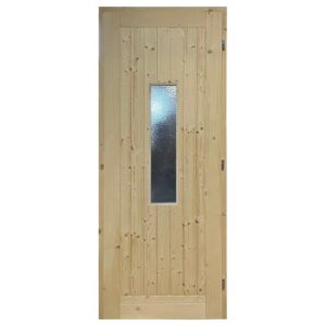 saunové palubovkové dvere so sklom 01
