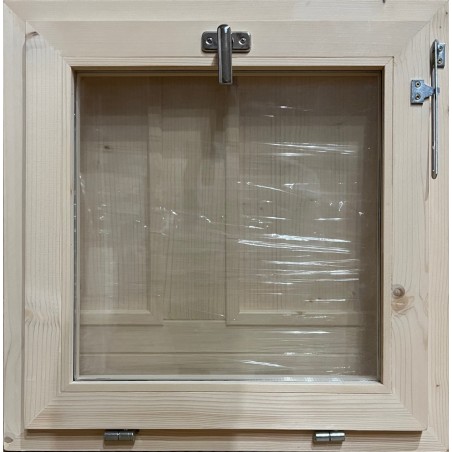 Malé drevené okno sklápacie